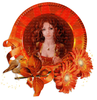 femme rousse.Cheyenne63 - png gratuito