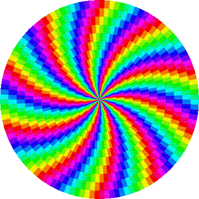 Kaz_Creations Circle Spiral Colours Animated - Zdarma animovaný GIF