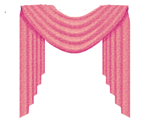 pink  curtain - 免费PNG