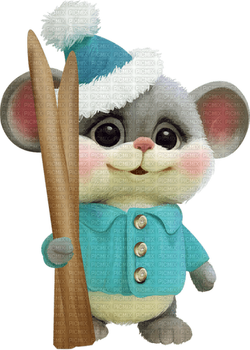 winter mouse - kostenlos png