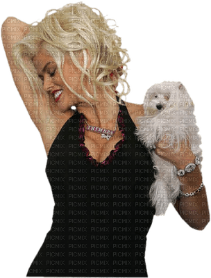 Kaz_Creations Woman Femme Dog - png gratis