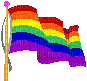 gay flag - Free animated GIF