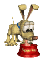 Kaz_Creations Animated Funny Dog Pup - Бесплатни анимирани ГИФ