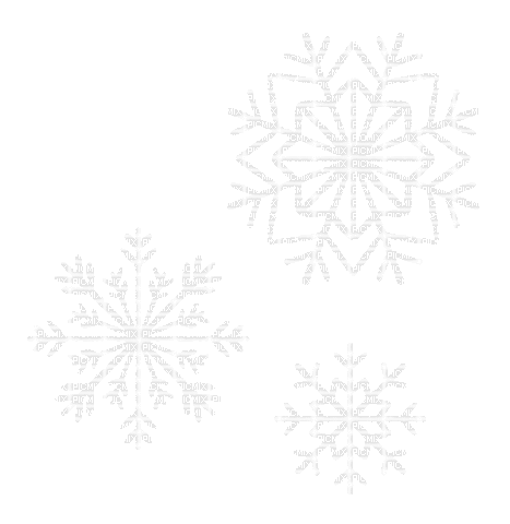 Spinning Snowflakes - Free animated GIF