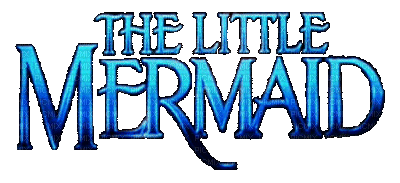 the little mermaid text - Free animated GIF