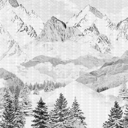 Background Winter Landscape - фрее пнг