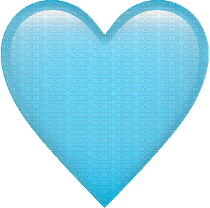 light blue heart emoji - nemokama png