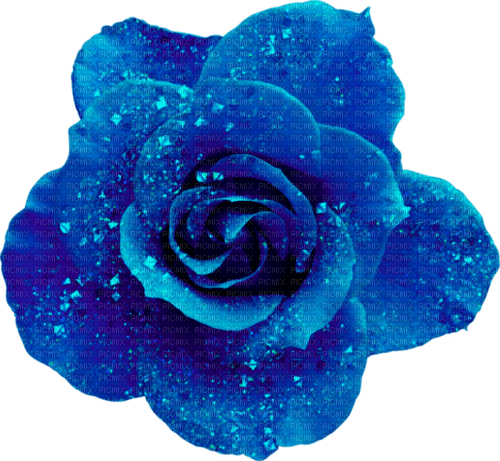 Glitter.Rose.Blue - ücretsiz png