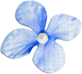 soave deco flowers scrap blue - PNG gratuit