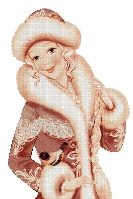 Winter snow maiden woman - Kostenlose animierte GIFs