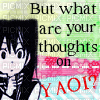 thoughts on yaoi? - Free PNG