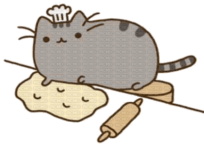 pusheen backed - 免费PNG