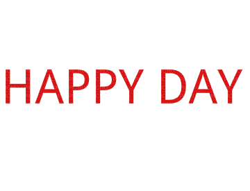 text happy day red rouge letter friends greetings - δωρεάν png