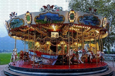 Carousel.Carrousel.Calesite.Victoriabea - Free PNG