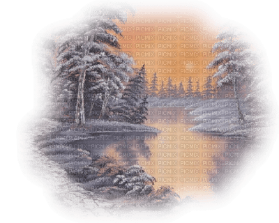 cecily-paysage hiver - png ฟรี