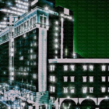 ville city glitter vert green - Bezmaksas animēts GIF