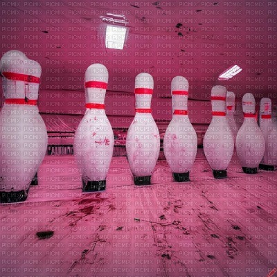 Bowling Pins Pink - zdarma png
