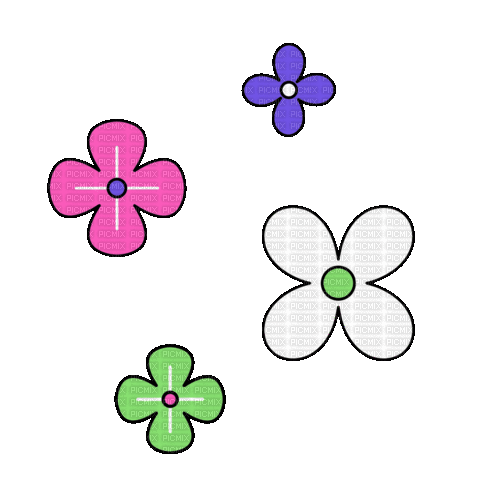 flower ani - Gratis animerad GIF