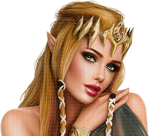 Mujer elfo - PNG gratuit