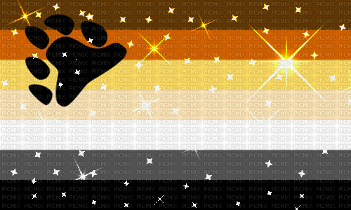 Gay pride Bear glitter flag - Безплатен анимиран GIF