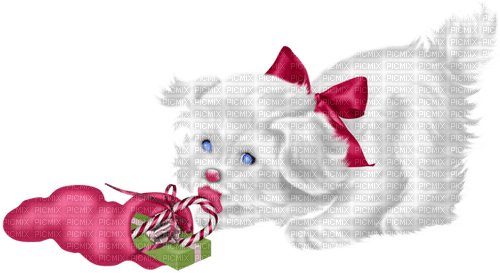 pink christmas dog - 免费PNG