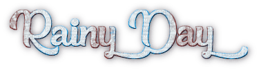 soave text rainy day rain blue brown - Free PNG