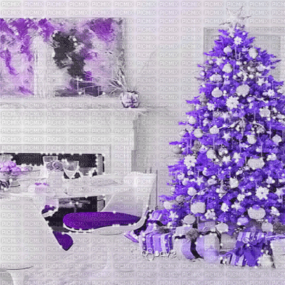 soave background animated christmas room - Free animated GIF