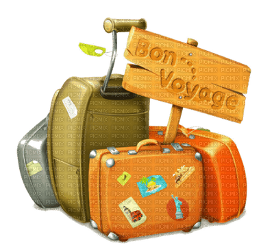 Kaz_Creations Luggage - ilmainen png