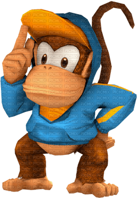 Kaz_Creations Diddy Donkey Kong - фрее пнг