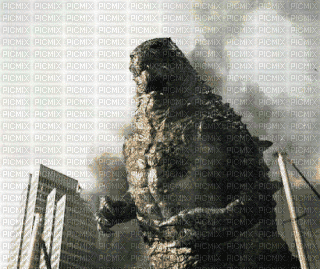 Godzilla 2014 - Darmowy animowany GIF