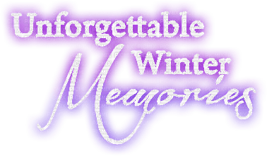 soave text winter memories white purple - PNG gratuit
