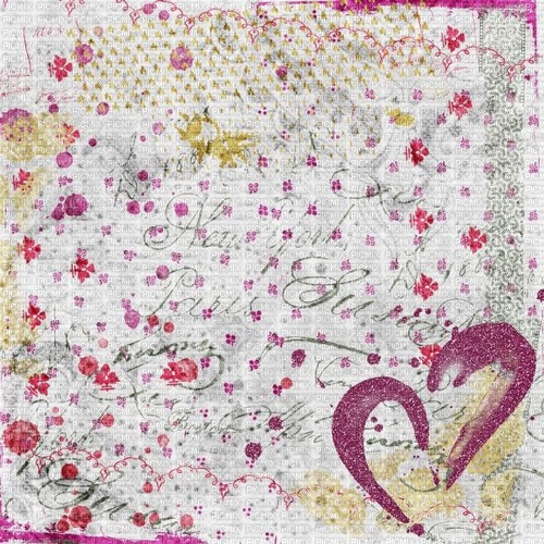 Paper pink Heart Flower artsy creative - gratis png