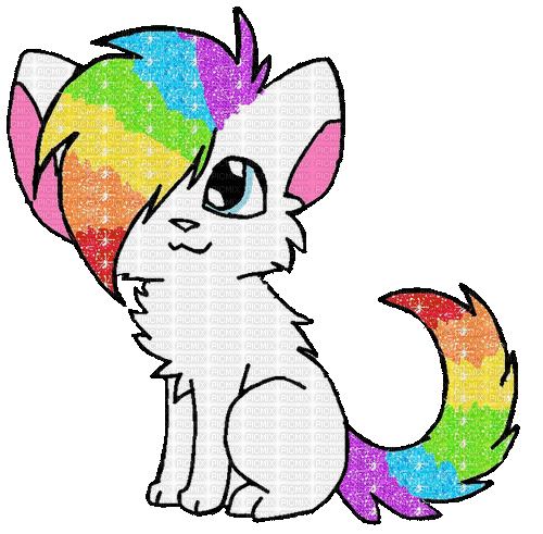 Scenebow Kitty - Free animated GIF