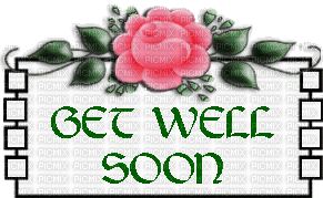 Gif. Get well soon. Leila - Ingyenes animált GIF