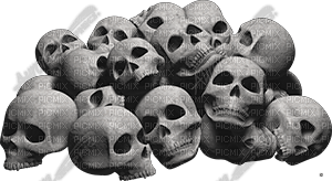 Gothic skulls - kostenlos png