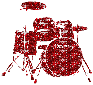 drum set - Бесплатный анимированный гифка