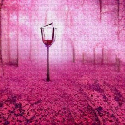 Pink Forest with Lantern - Free PNG