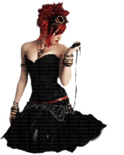 Femme gothique - darmowe png