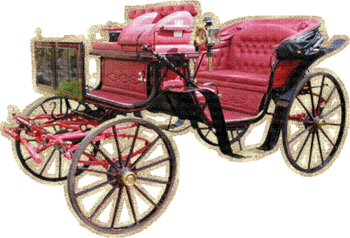 Pink Horse Carriage - Ücretsiz animasyonlu GIF