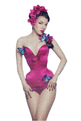 Kaz_Creations Woman Femme Pink - 無料png
