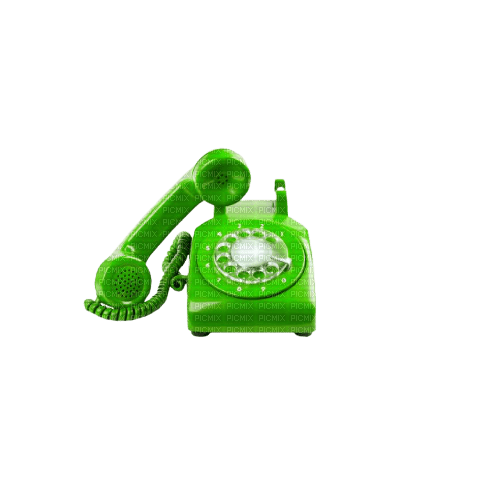 Kaz_Creations Telephone-Green - zadarmo png