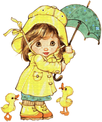 Kaz_Creations Baby Enfant Child Girl Umbrella Kids - png ฟรี