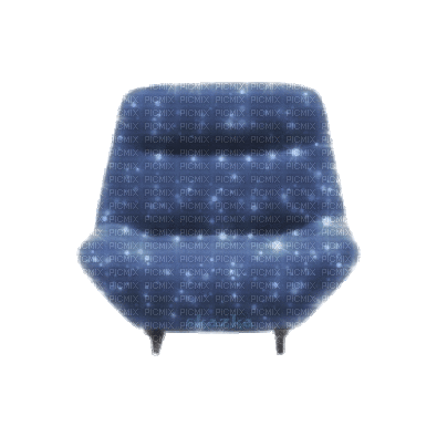 Синее кресло - GIF animado gratis