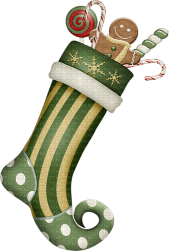 gala Christmas sock - kostenlos png
