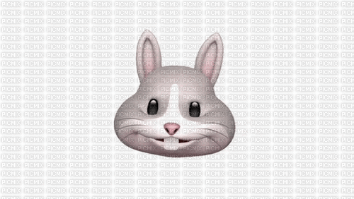 animoji bunny emoji - Nemokamas animacinis gif