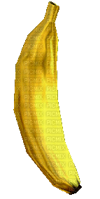 Rotating Food Nintendo Banana Fruit - Bezmaksas animēts GIF
