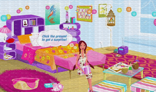 myscene bedroom makeover - Ingyenes animált GIF