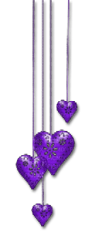 Hearts Purple