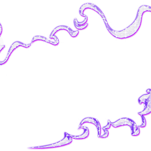 Swirls.Sparkles.Frame.Purple - Free PNG