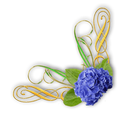 dolceluna border flowers - PNG gratuit